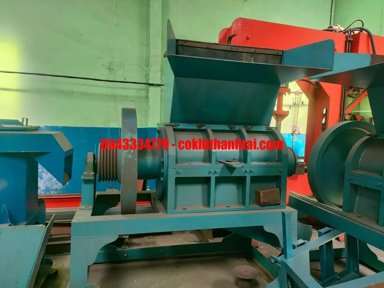 máy băm nhựa phế liệu
