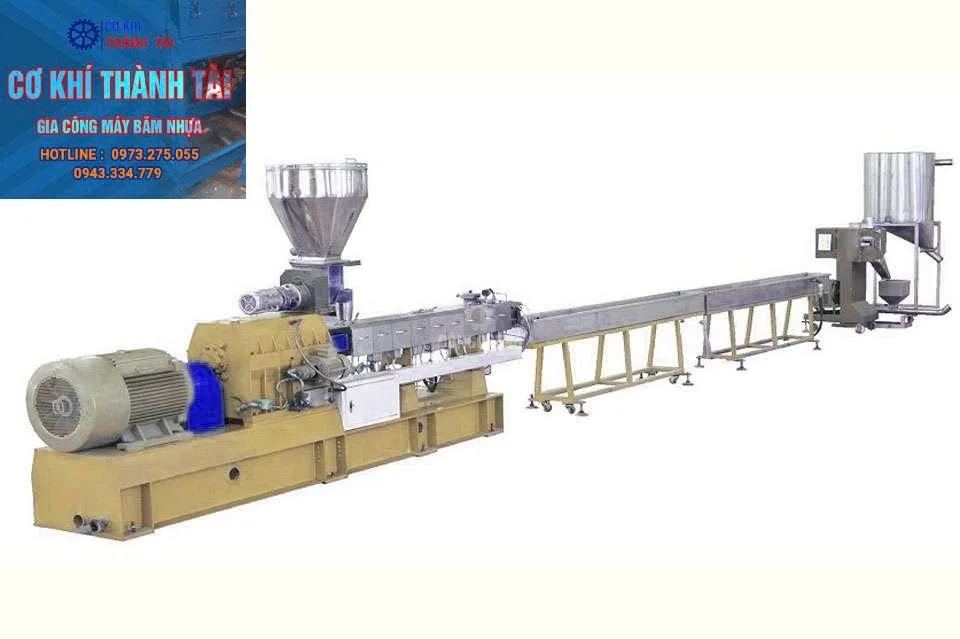 xử lý nilon thành hạt nhựa tái chế