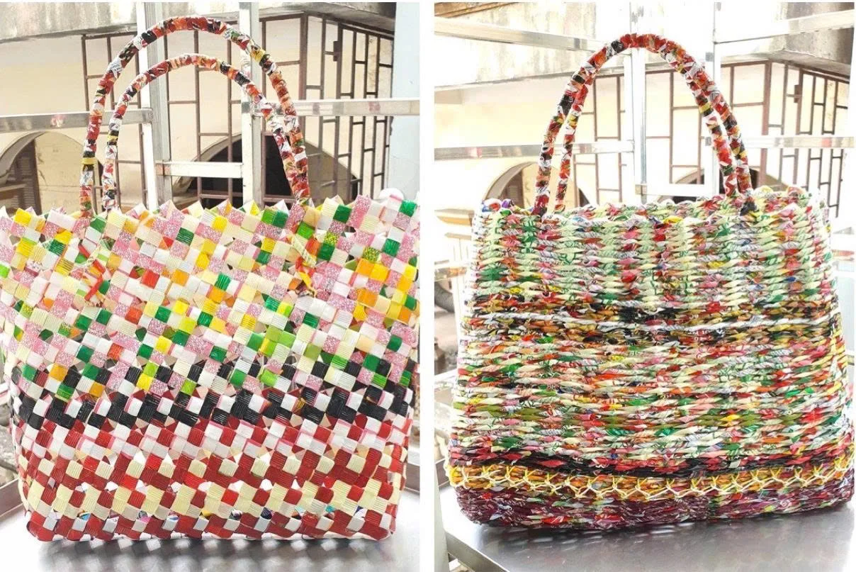 quy trình tái chế túi nilon