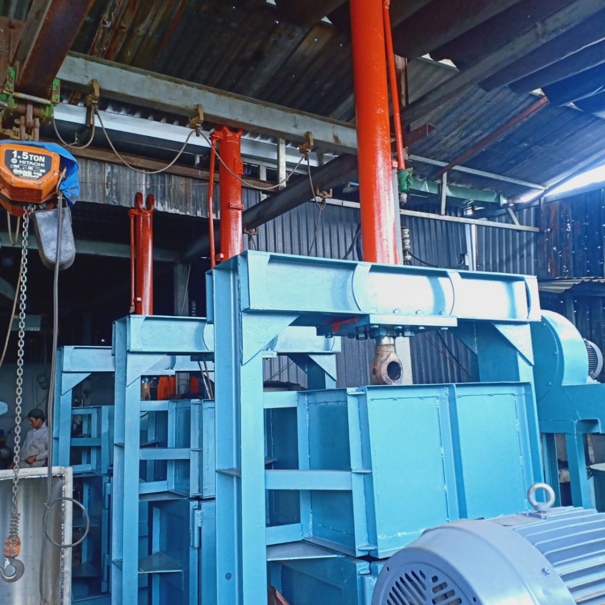 Máy ép kiện phế liệu