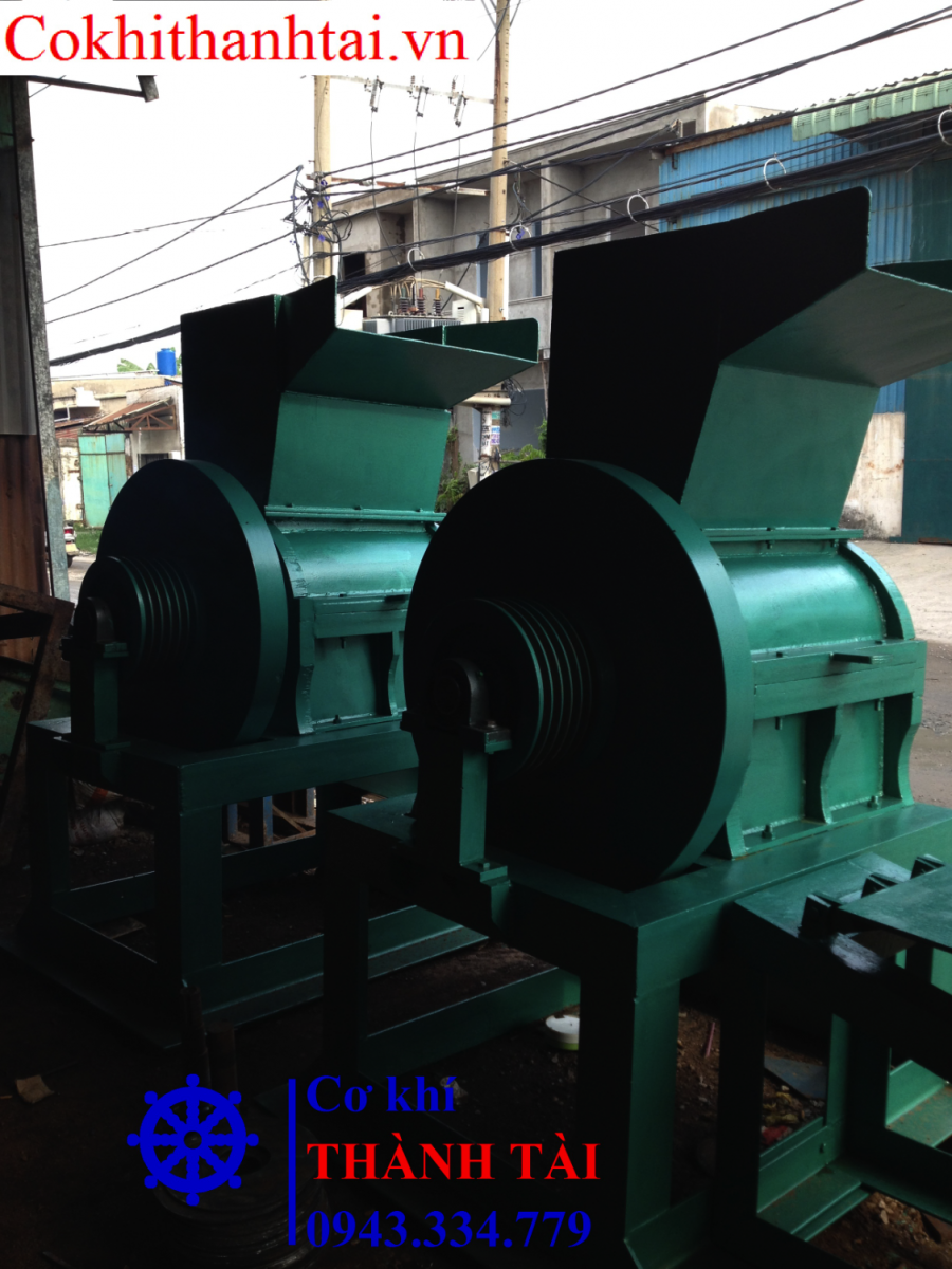 máy băm nhựa mini